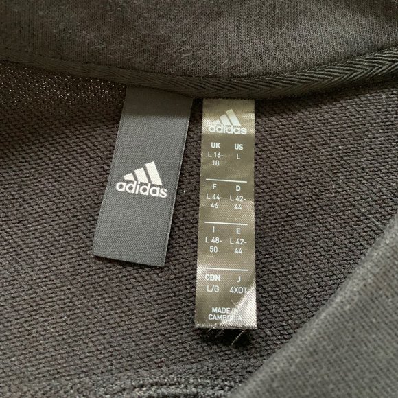 Adidas crewneck sweater Size L 16-18 or Adult S/M - Picture 3 of 4